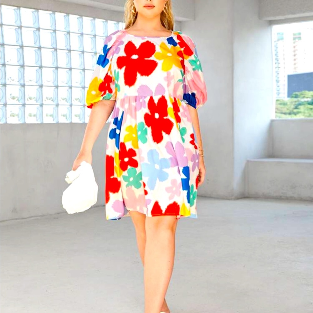 Floral Babydoll Dress